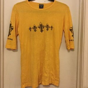 Sledge USA yellow 3/4 in sleeve shirt